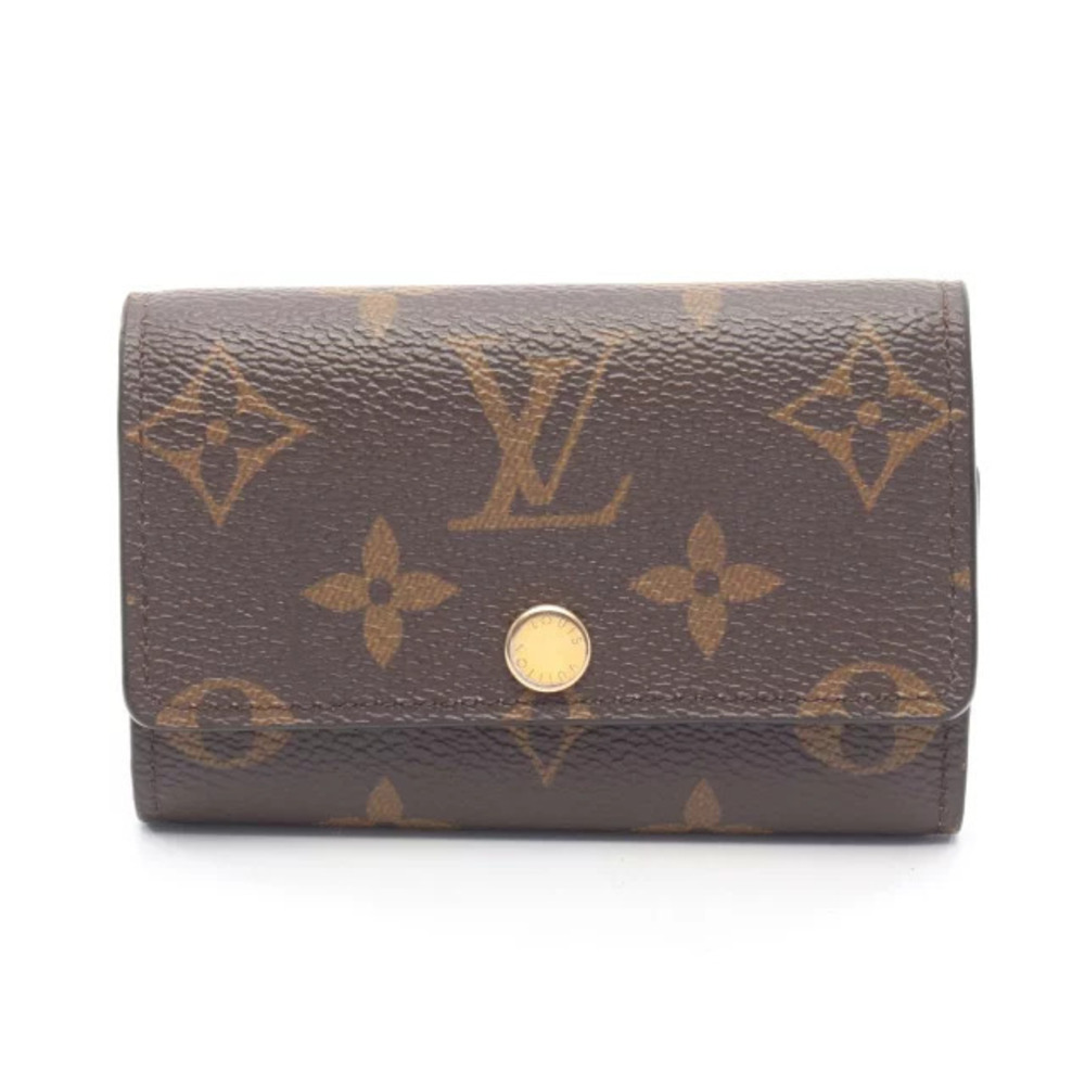 Louis Vuitton Multicles Key Case Wallet Accessory Canvas Monogram Brown